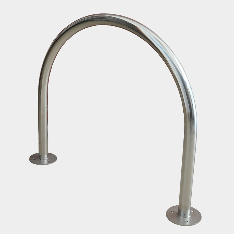 Supporto per bici a cerchio singolo a forma di U industriale Stand Up Steel